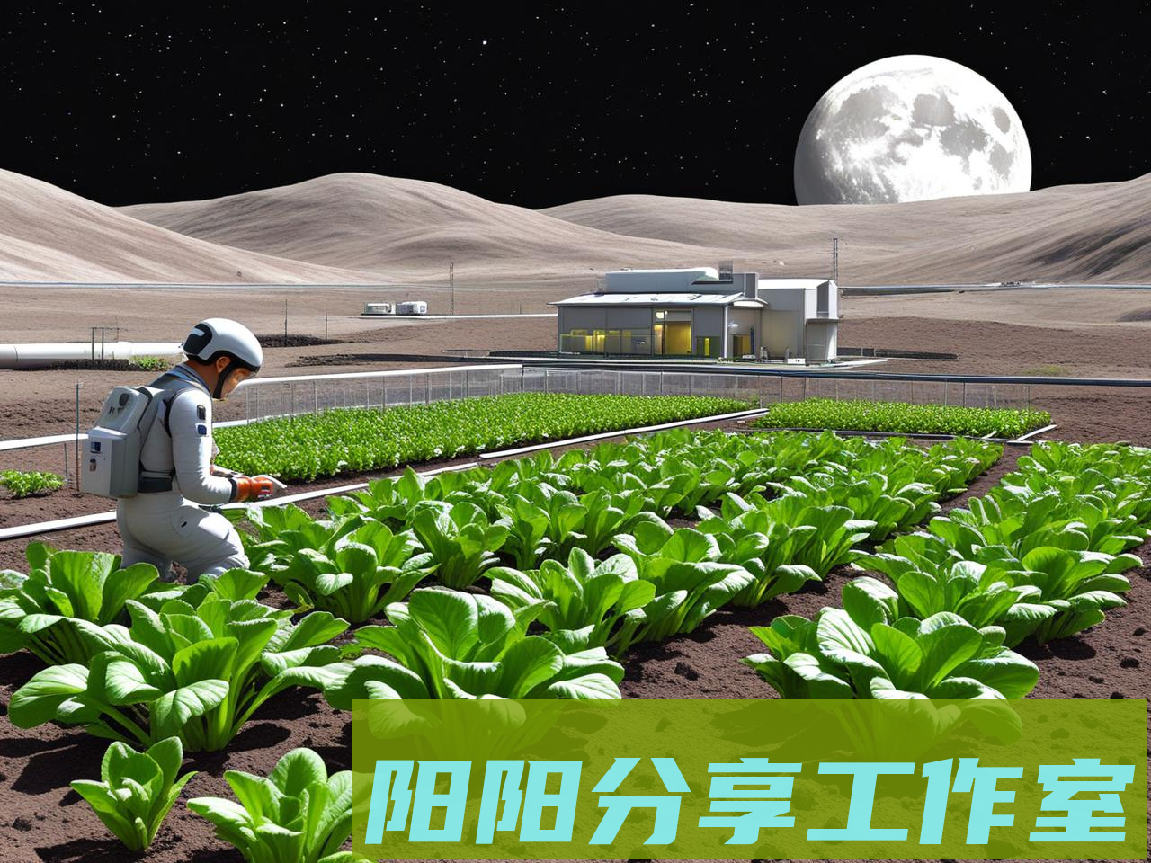 月球农场革命：人类在月壤中种出可食用蔬菜 - 阳阳分享工作室